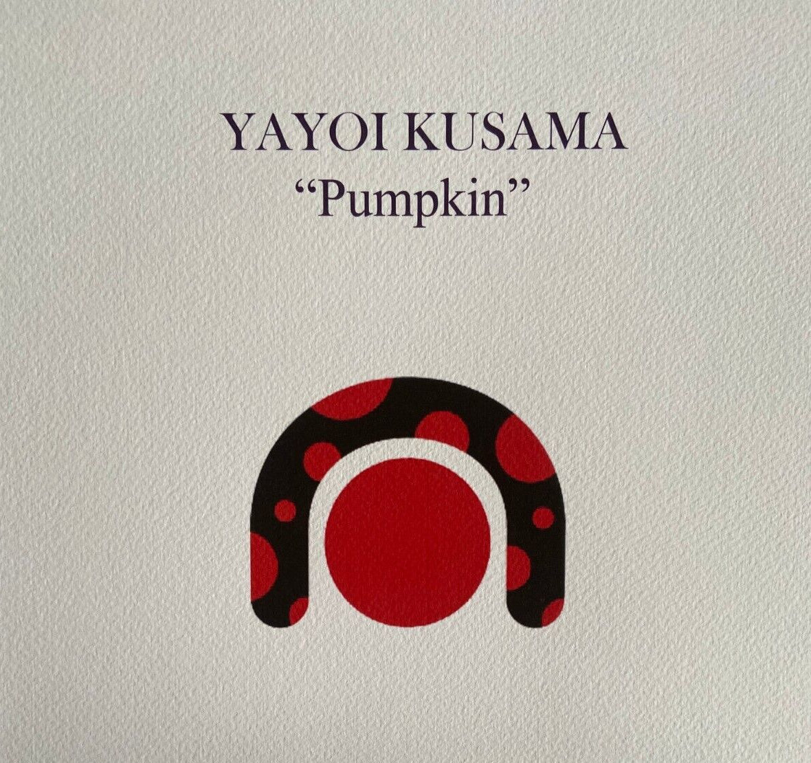 Yayoi Kusama Lithograph Mori Art Museum