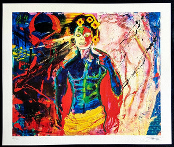 Sylvester Stallone 'Michael Jackson' Lithograph (Pierce Brosnan Johnny Depp)
