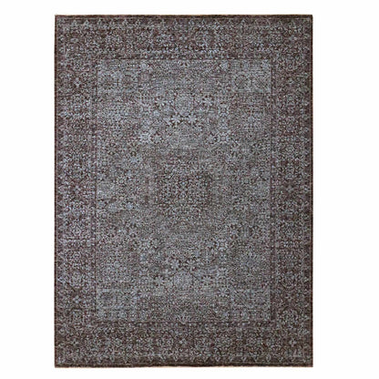 9'X12'2" Red Mamluk Design 14Th Century Influence Hand Knotted Wool Rug