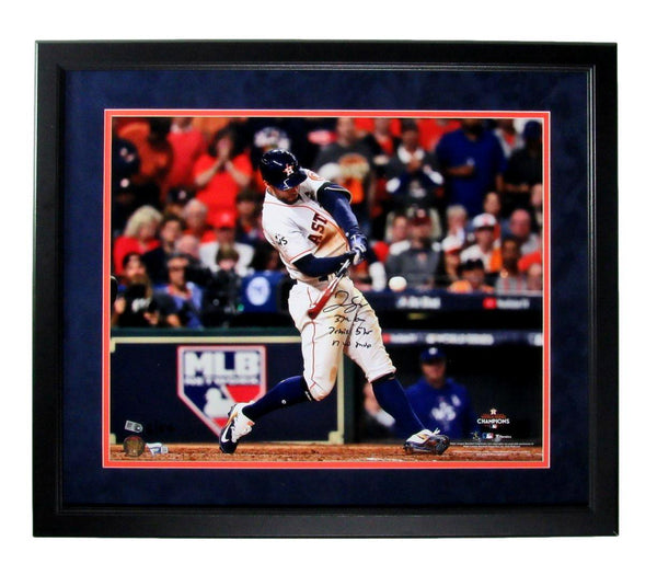 George Springer Autographed 16X20 Photo Houston