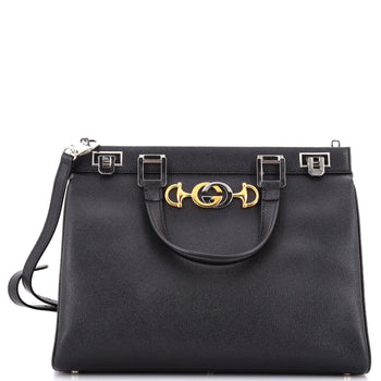 Gucci Zumi Top Handle Bag Leather Medium