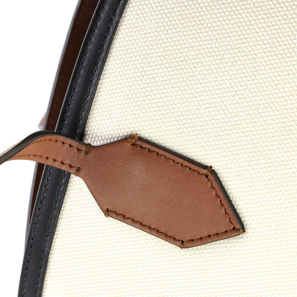 Burberry Logo Society Tote Printed Canvas Large