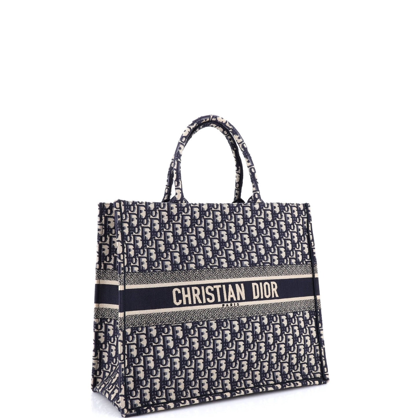 Christian Dior Book Tote Oblique Canvas Large