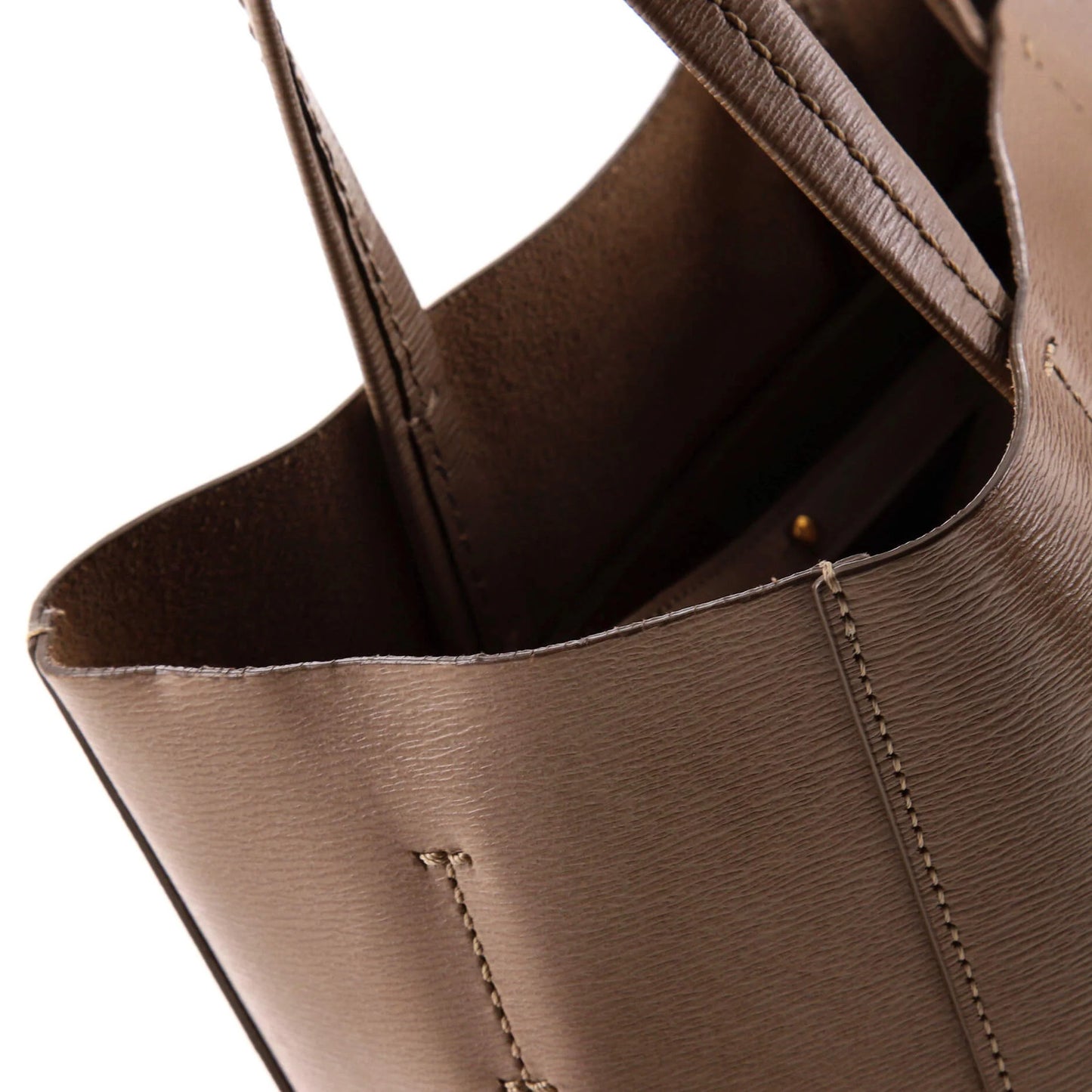 Celine Vertical Cabas Tote Grained Calfskin Small