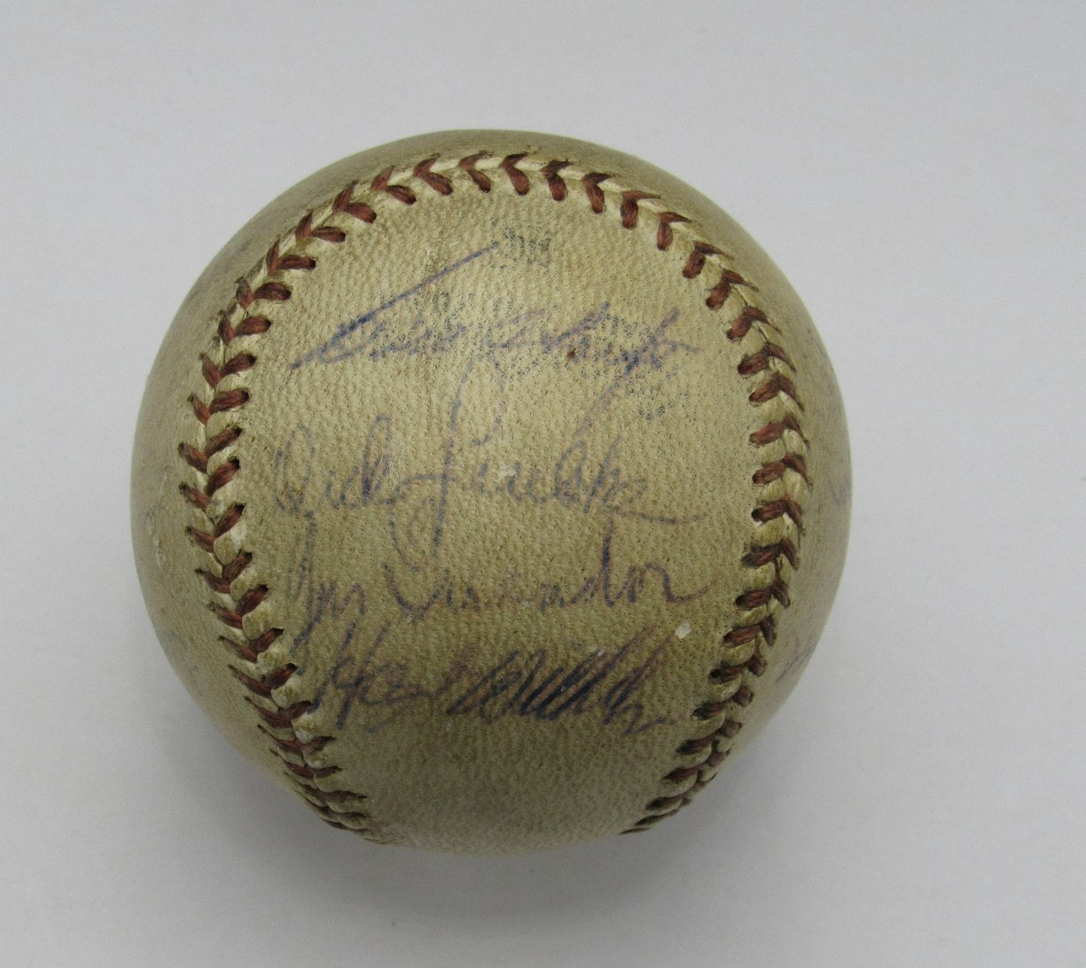 1962 Orioles Team Signed By 15 Baseball Hoyt Wilhelm Brooks Robinson Hof 191888