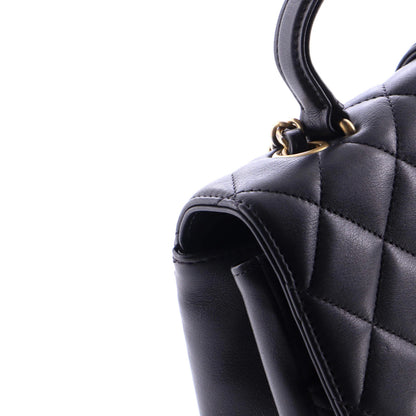 Chanel In The City Top Handle Flap Bag Mixed Quilt Calfskin Medium