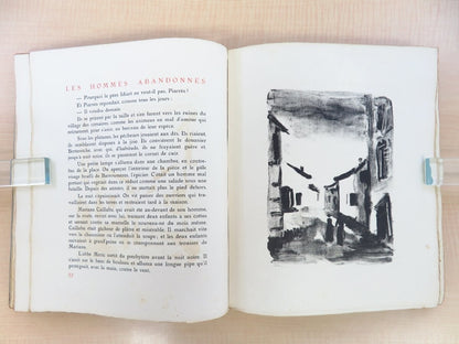 Rare 1927 'Les Hommes Abandonnes' With Vlaminck Etchings & Lithographs" Limited