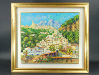 Bonanni Claudio (Italy) Original Painting Oil On Canvas Signed Framed