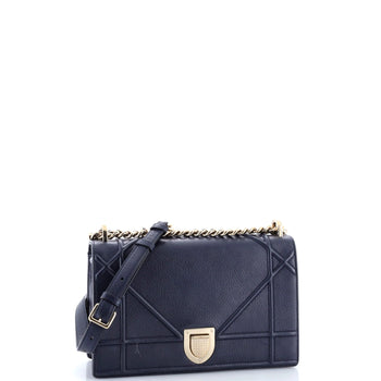 Christian Dior Diorama Flap Bag Grained Calfskin Medium