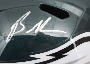 Brandon Graham Signed Green Full Size Speed Replica Helmet Eagles Bas 195559