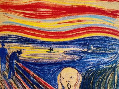 Edvard Munch Museum 'Scream' Lithograph Coa