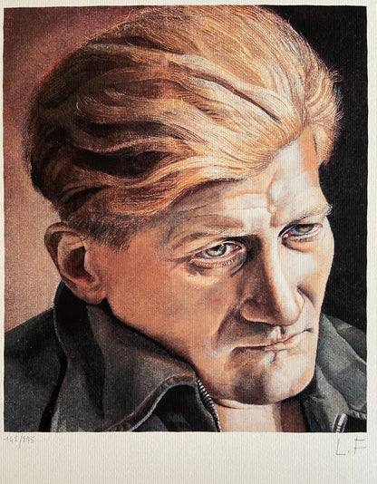 Lucian Freud Lithograph Signed Coa (Egon Schiele Francis Bacon)