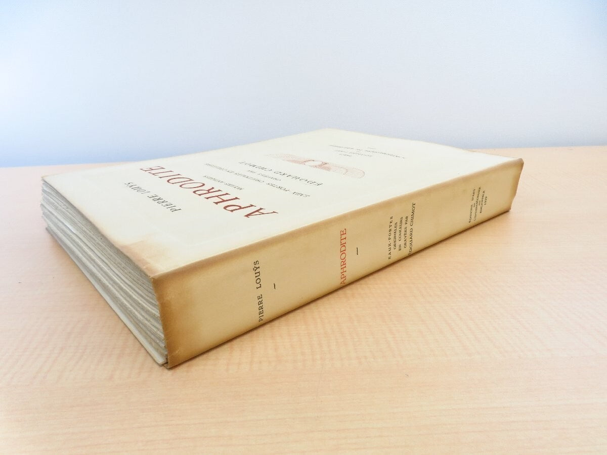 Aphrodite By Pierre Lous With 16 Original Color Etchings By Edouard Chimot