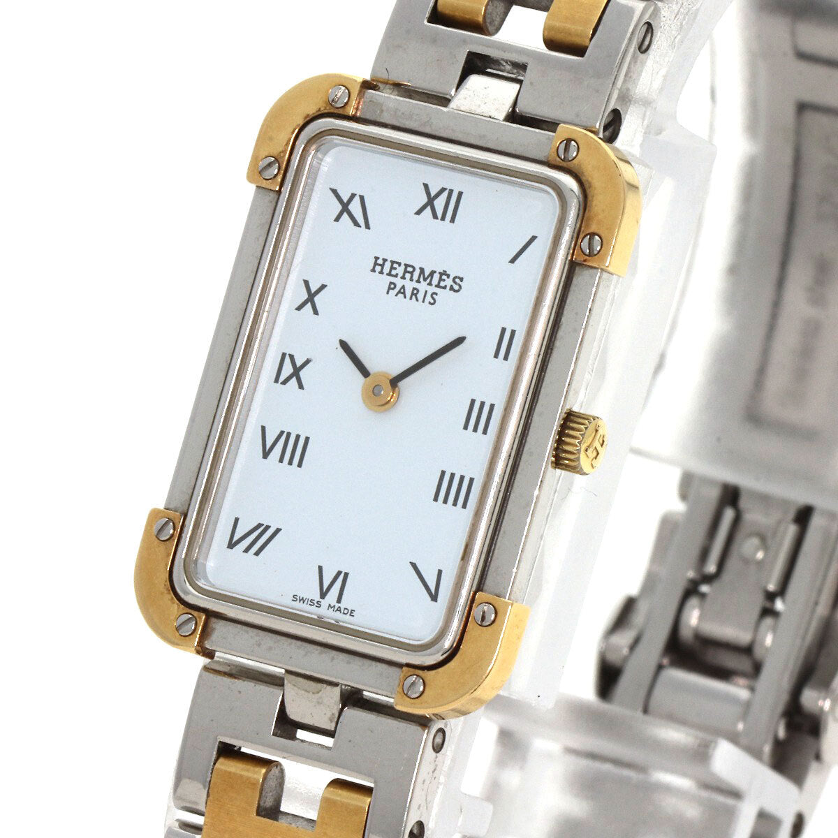 Hermes Clojure Watches Cr1.220 Stainless