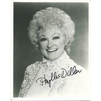 Phyllis Diller Autographed/Signed 8X10 Photo