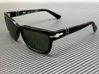 PERSOL PO3363S 95 31 Black Green Unisex 57 mm