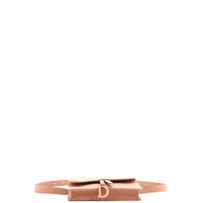 Christian Dior Ultra Matte Saddle Rectangular Belt Bag Leather
