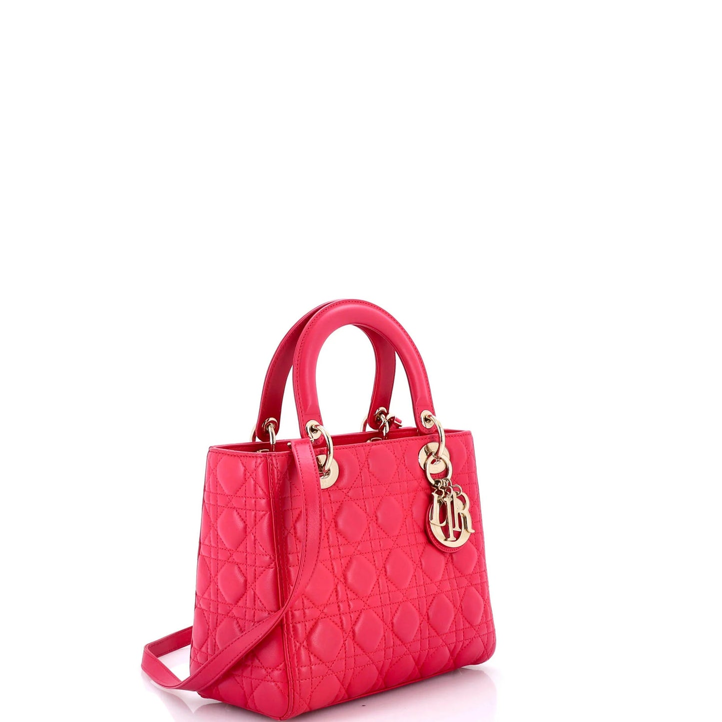 Christian Dior Lady Dior Bag Cannage Quilt Lambskin Medium