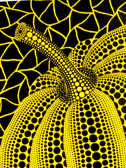 Yayoi Kusama Lithograph Mori Art Museum Coa Rare