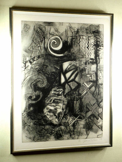 Terence La Noue 1987 Original Etching Aquatint Engraving Ed10 Singed Framed