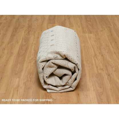 8'1"X10' White Modern Lori Buft Animal Figurines Wool Hand Knotted Rug