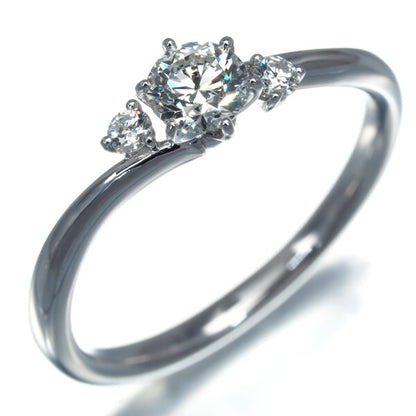 Tasaki Ring Diamond 0.30Ct H Vvs2 3Ex Us5.5-5.75