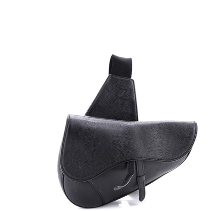 Christian Dior Saddle Crossbody Bag Leather