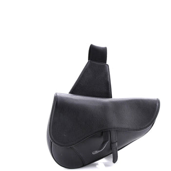Christian Dior Saddle Crossbody Bag Leather