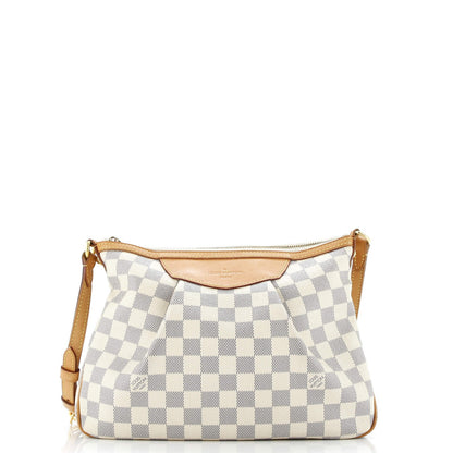 Louis Vuitton Siracusa Handbag Damier Pm