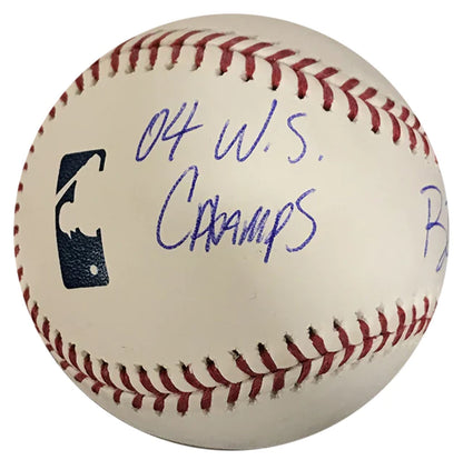 Bill Mueller "04 Ws Champs" Autographed Official Major League Baseball