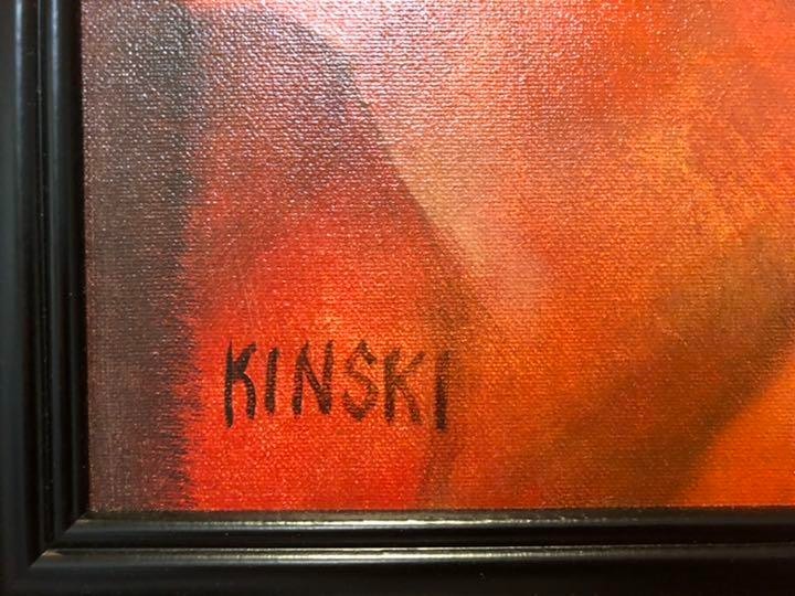 Henryk Kinski (Poland) Original Oil Painting On Canvas F25  Dreamlike Female