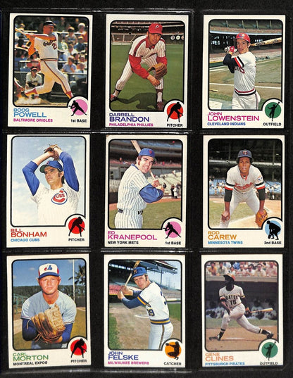 1973 Topps Baseball Cards Complete Set (660)