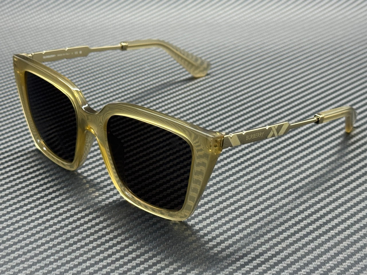 BURBERRY BE4473U 419873 Yellow Dark Brown Women's 52 mm Sunglasses