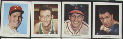 Lot Of (10) 1953 Sport All Star Portfolio 5.5X7