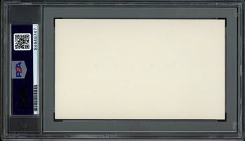 Fred Williams Autographed 3X5 Index Card
