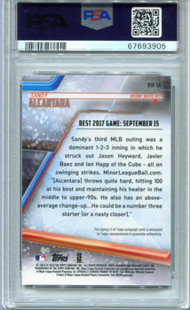 Sandy Alcantara 2018 Bowman`S Best #B18Sa (Psa)