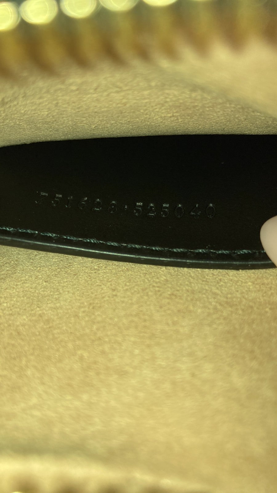 Gucci Interlocking G Heart Shoulder Bag Diagonal Quilted Leather Mini