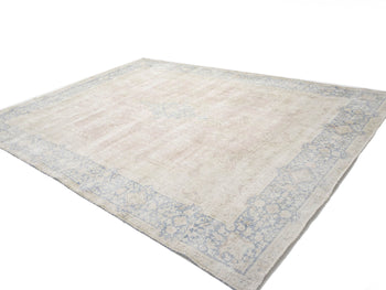 10X13 ft Handmade Oriental Rug Floral Carpet