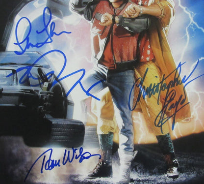 Michael J Fox/Lloyd/Thompson/Wilson (4)Signed