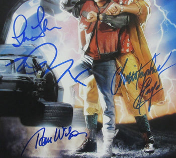 Michael J Fox/Lloyd/Thompson/Wilson (4)Signed