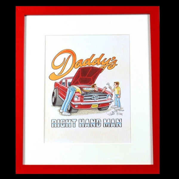 George Trosley Original Pen Drawing Daddy'S