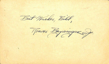 Reaves Baysinger Naval Academy Qb 1945-1948