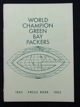 Vintage 1963 World Champion Green Bay Packers