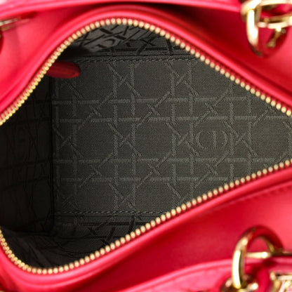 Christian Dior Lady Dior Bag Cannage Quilt Lambskin Medium
