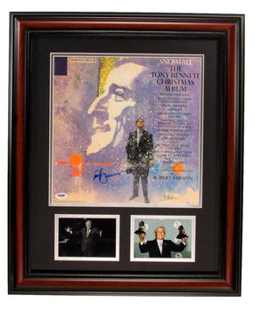 Tony Bennett Autographed Album  Photos Framed