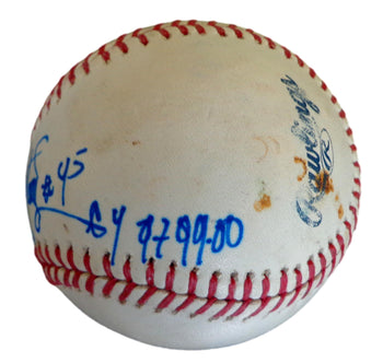Pedro Martinez Hof Autographed/Inscribed Oml Baseball Boston Red Sox Jsa 180380