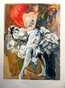 Ennio Calabria 'The Ballerina' Material Serigraph