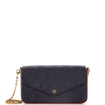 Louis Vuitton Felicie Pochette Monogram Empreinte Leather