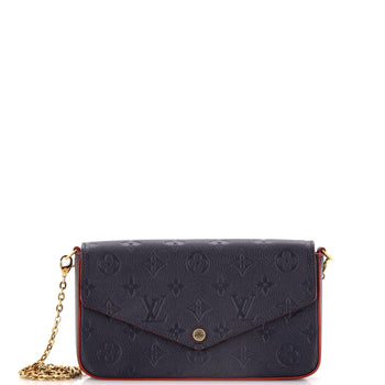 Louis Vuitton Felicie Pochette Monogram Empreinte Leather