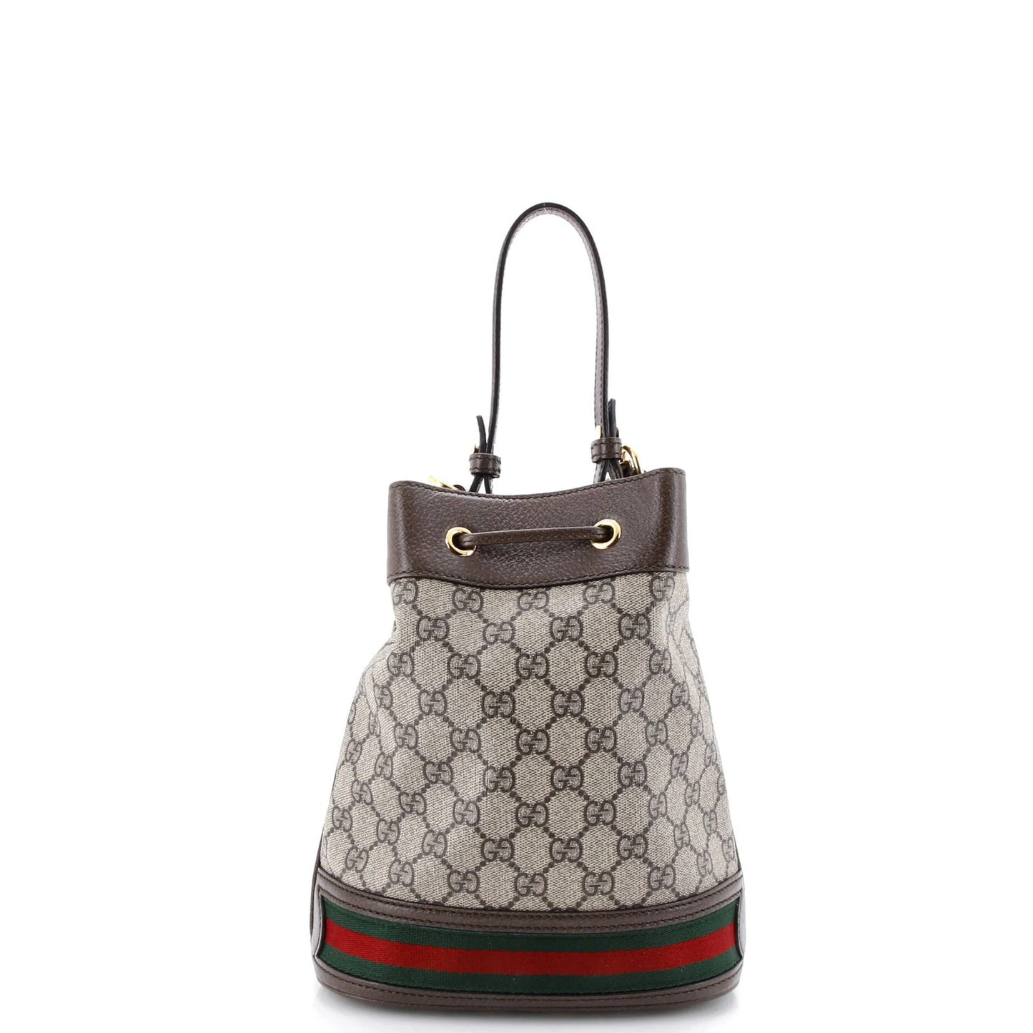 Gucci Ophidia Bucket Bag Gg Coated Canvas Small